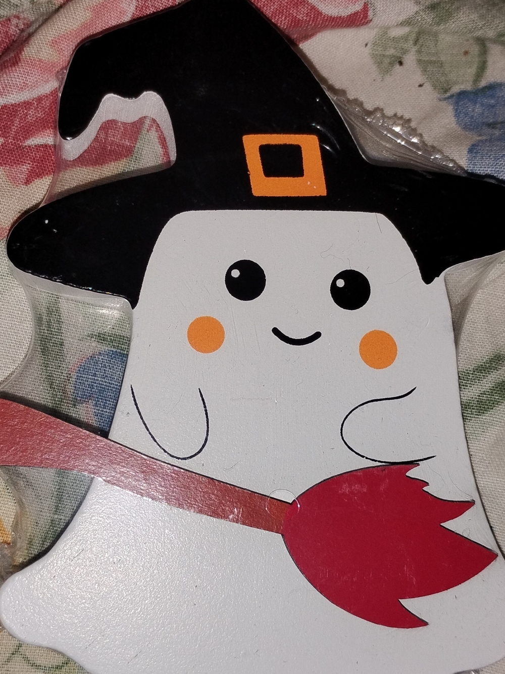 Halloween Witch Ghost Drink Coaster